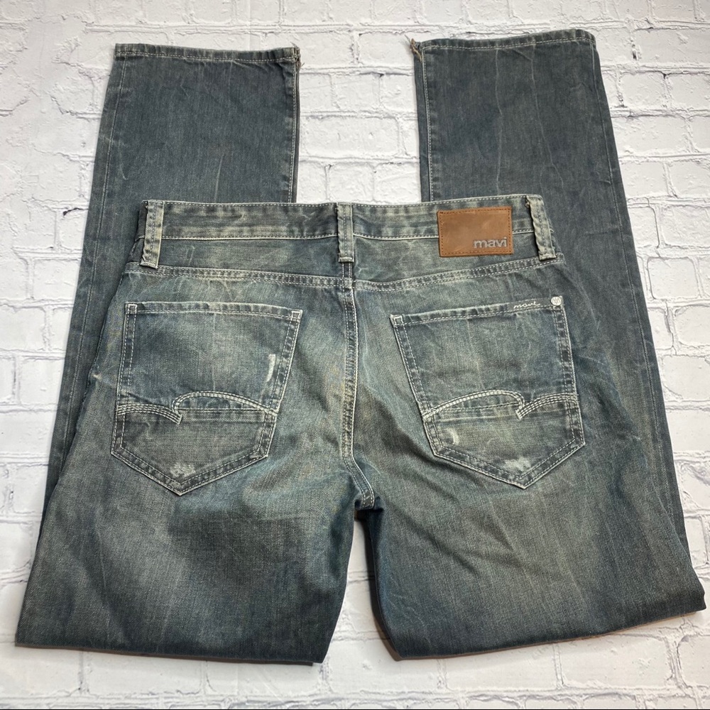 Mavi Jeans Zach Regular Rise Straight Leg 33x32